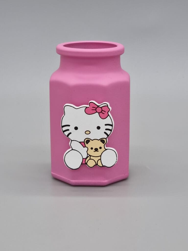 Dekorativna vaza/kozarec - Hello Kitty - slika 2