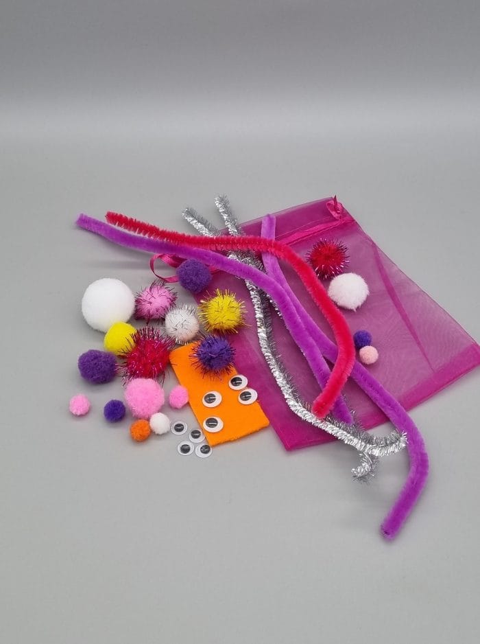 DIY set za ustvarjanje, kreativni darilni set, Sneženi mož - za punce - slika 2