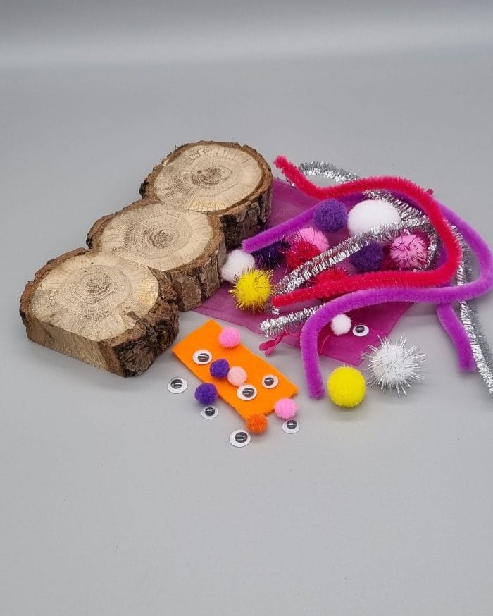 DIY set za ustvarjanje, kreativni darilni set, Sneženi mož - za punce