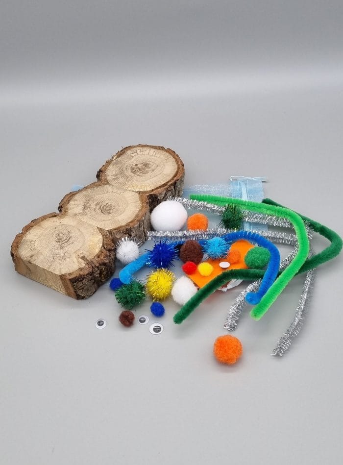 DIY set za ustvarjanje, kreativni darilni set, Sneženi mož – za fante