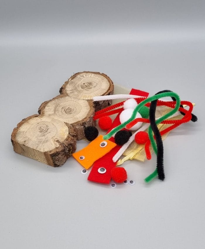 DIY set za ustvarjanje, kreativni darilni set, Sneženi mož – klasičen