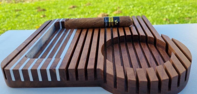 Unikaten servirni pladenj za pijaco in cigare - slika 2