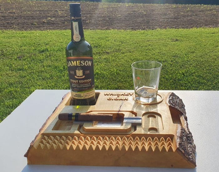 Unikaten servirni pladenj za pijaco in cigare - slika 9