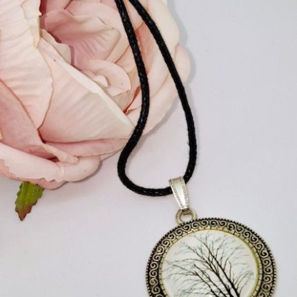 OGRLICA MEDALJON BLACK