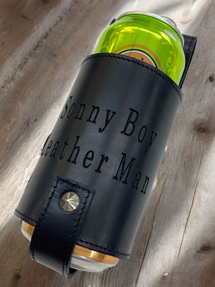 Personalizirana usnjena držala za pivo Party DDDesign.si - slika 2