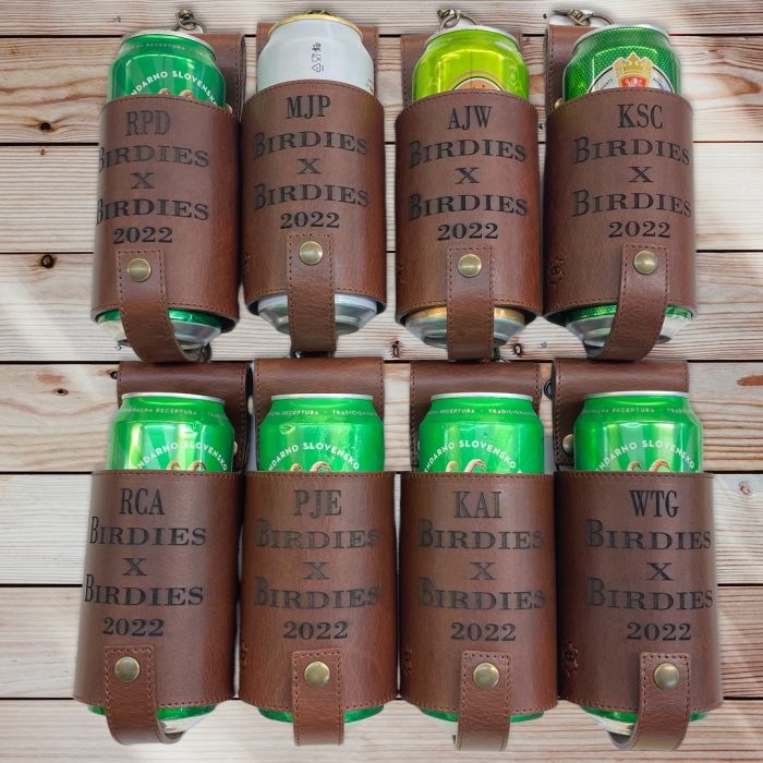 Personalizirana usnjena držala za pivo Party DDDesign.si - slika 5
