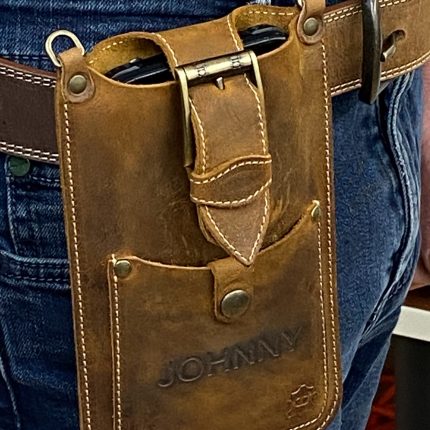 Personalizirana usnjena torbica za telefon