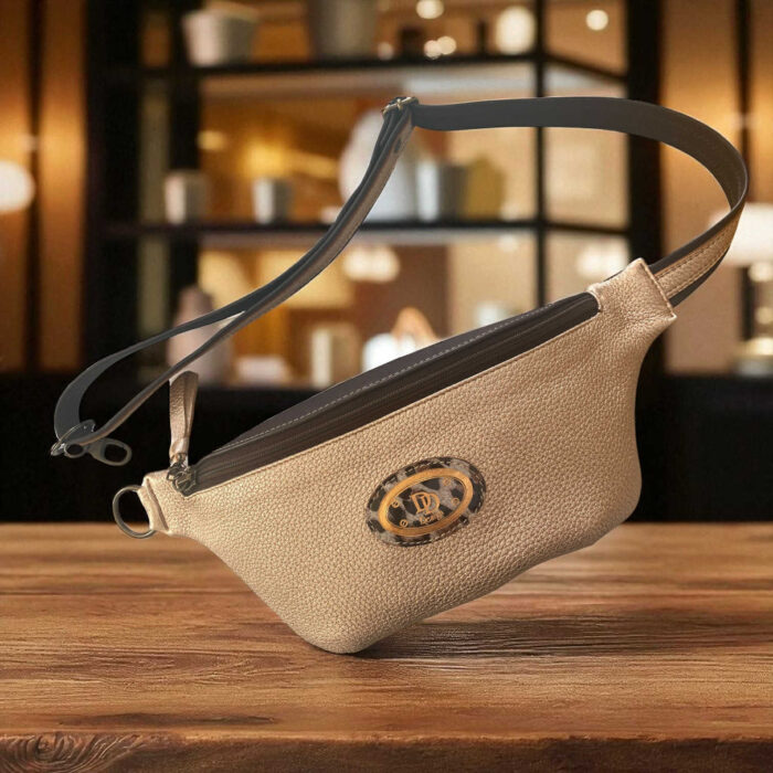 Usnjena unikatna crossbody ali pasna ženska torbica