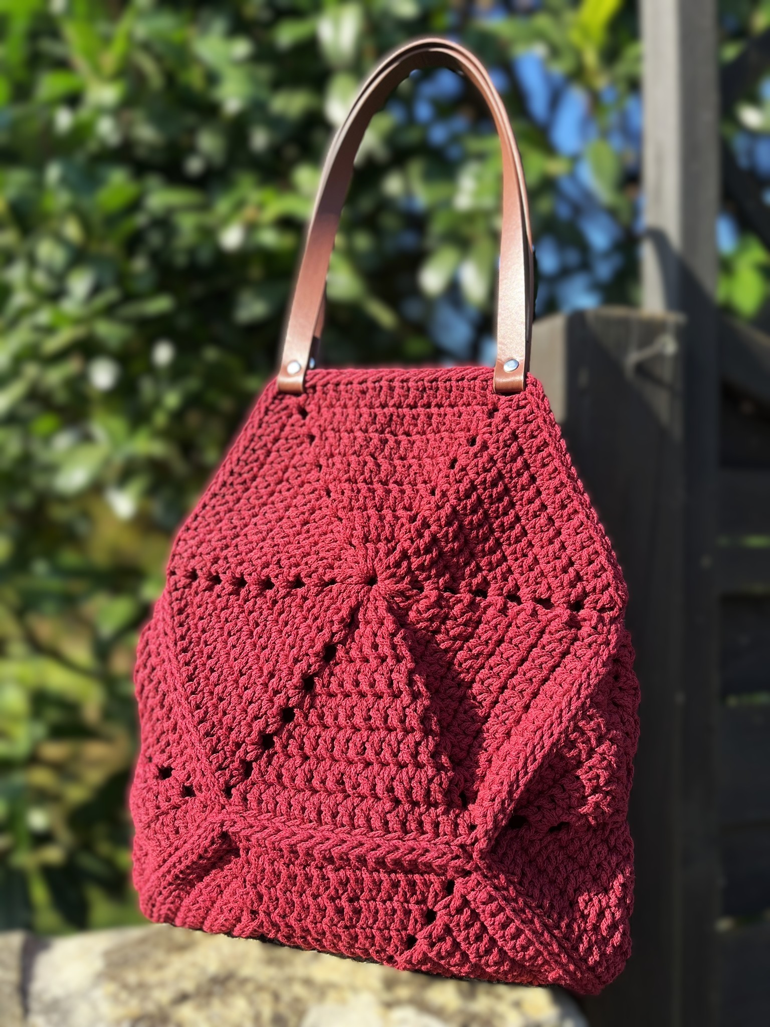 RUBINA – kvačkana torbica