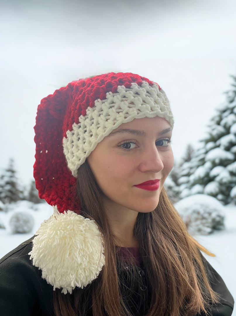 Kvačkana božična kapica - slika 2