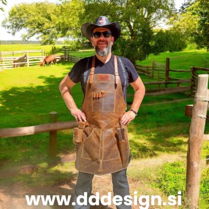 Usnjeni predpasnik za žar