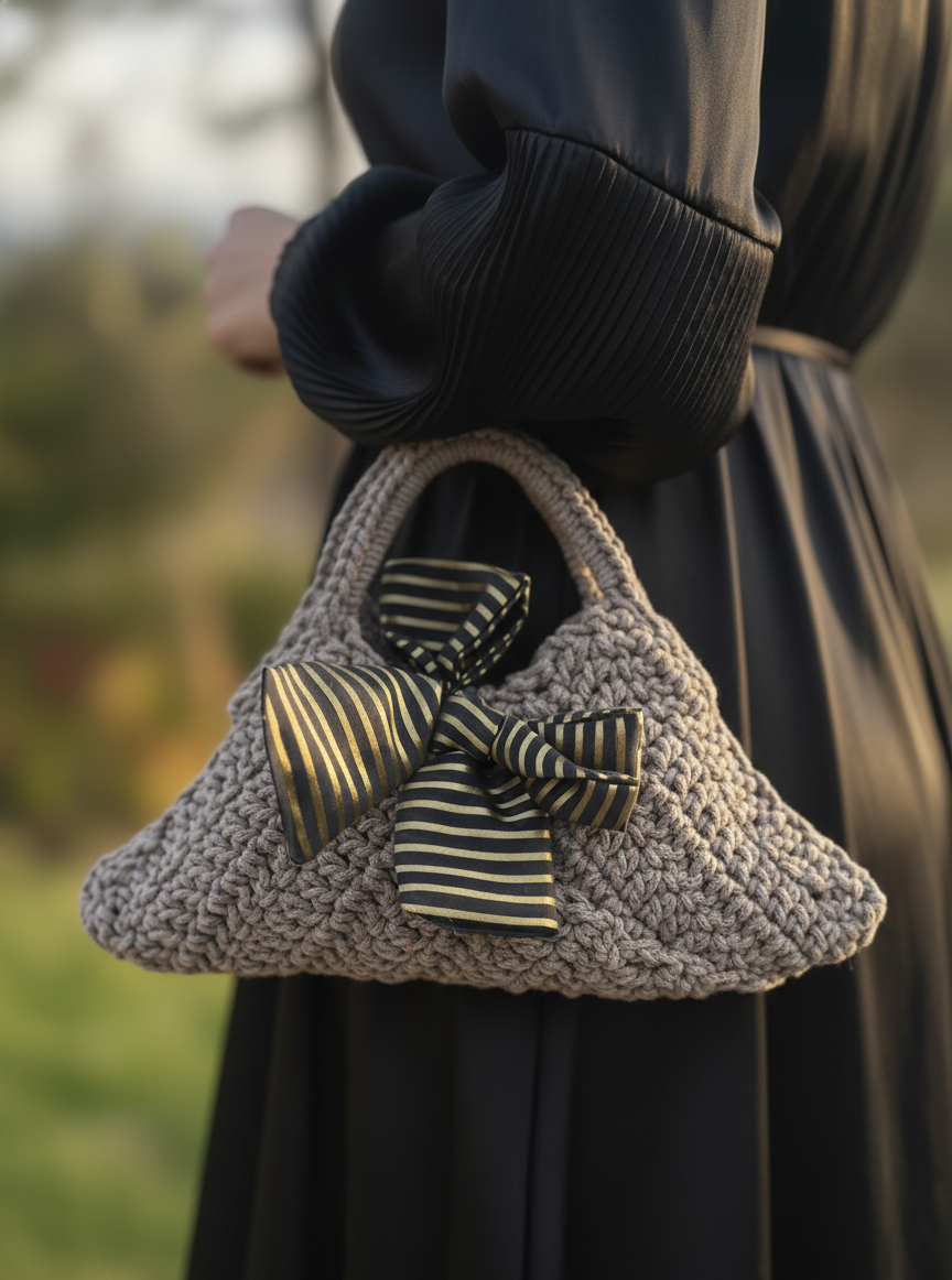 TRINA – kvačkana torbica - slika 2