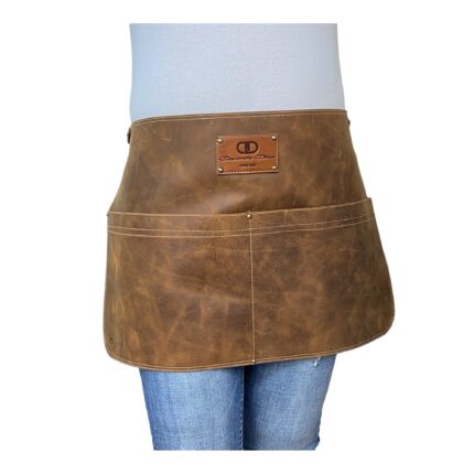 usnjeni kratki predpasnik personalizirani