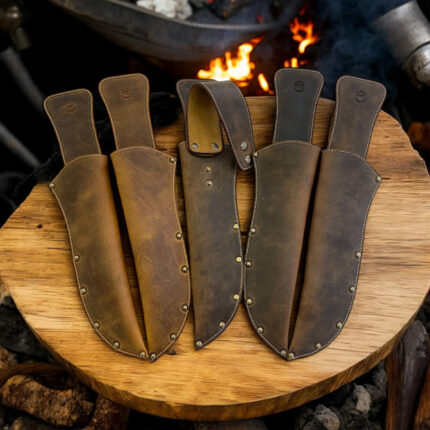 Usnjeni etui za mesarski nož