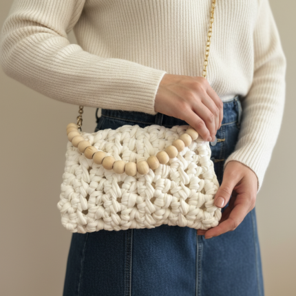 ELARA - kvačkana torbica