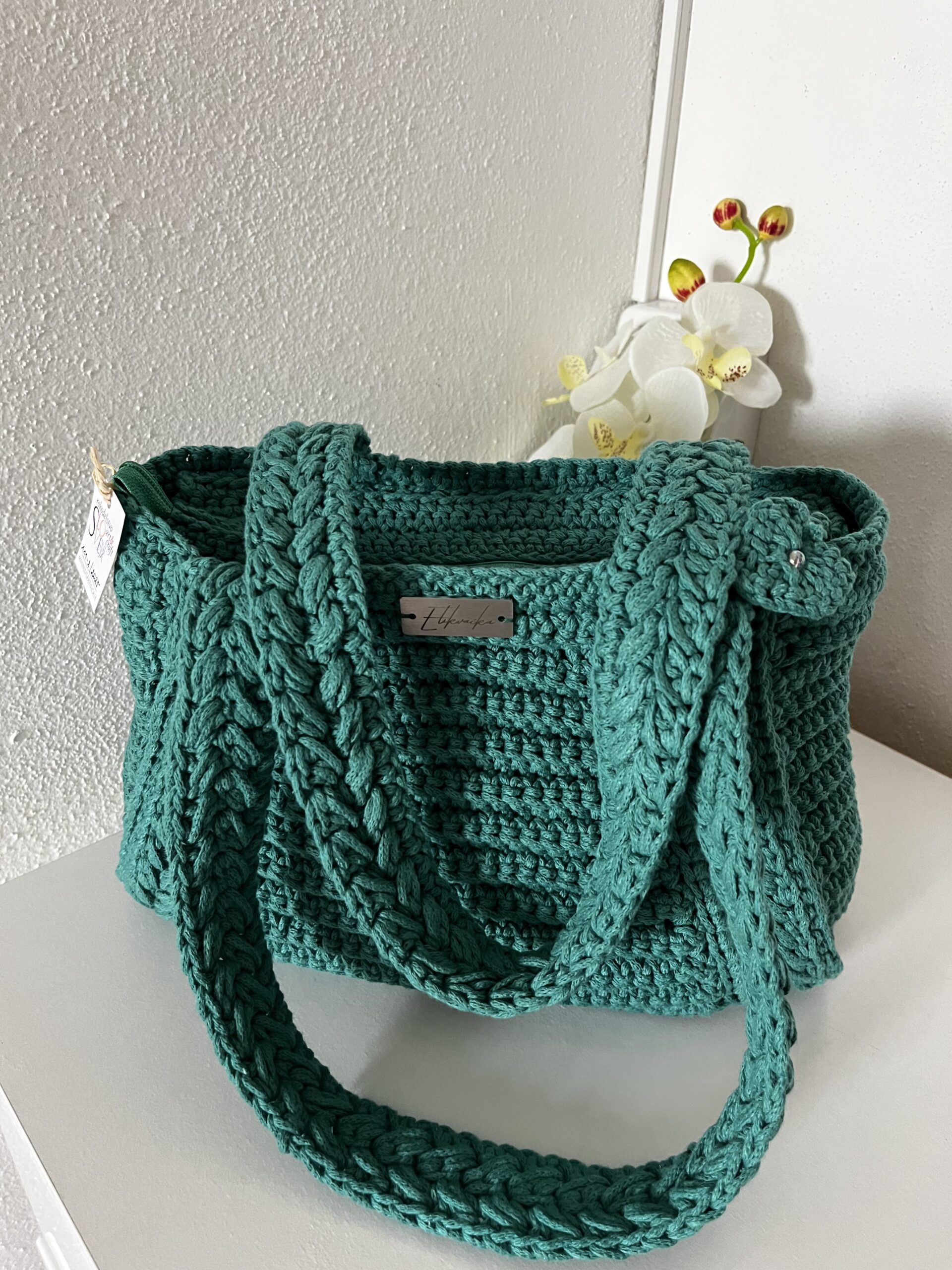 Kvačkana torba zelena - slika 3