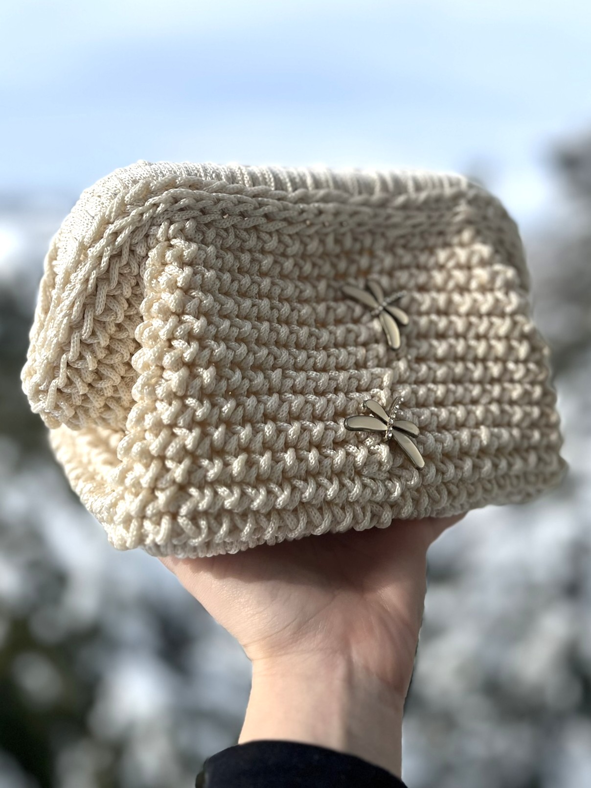 AURORA – kvačkana torbica - slika 2