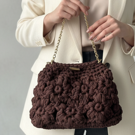 FLORA – kvačkana torbica